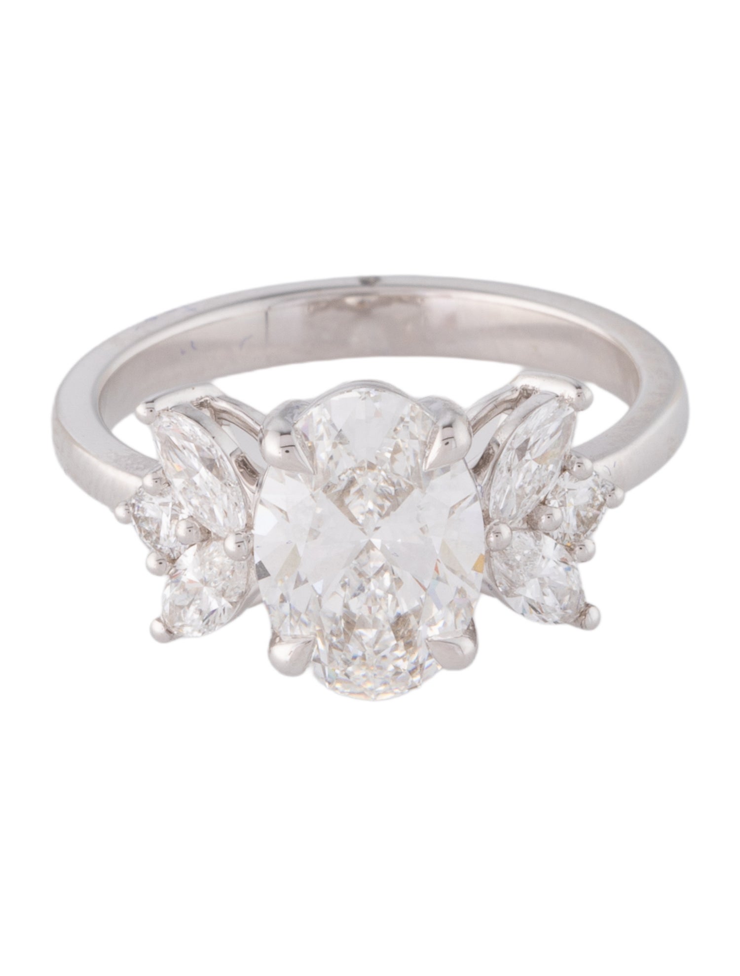 Ring 14K 2.62ctw Lab-Grown Diamond Engagement Ring